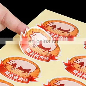Customized Cheaper Price Colorful Self-adhesive Labels/pvc Food Label thumbnail-1