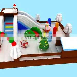 Hot Commercial Christmas Inflatable Playground thumbnail-1