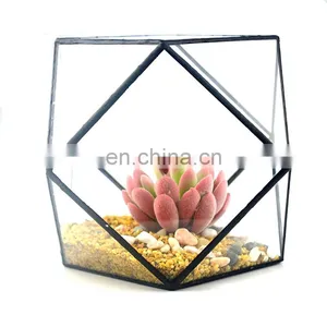 Geometric Terrarium Geometric Glass Terrarium Wholesale Pyramid Shape Lead-free thumbnail-3