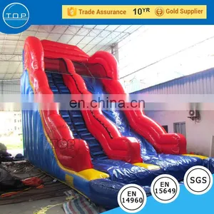 TOP INFLATABLES Brand New Happy Hop Inflatable Stair Toys Long Water Slide thumbnail-1