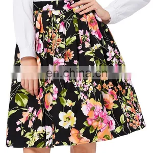 19 Colors ! Grace Karin Cheap Occident Short Retro Vintage 50s Floral Print Cotton Skirt CL6294-11# thumbnail-3