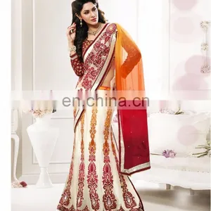 Party Wear Half&Half Saree. thumbnail-1