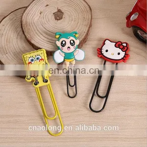 Factory Directly Sale Custom Branded Logo Rubber Bookmark Soft Pvc Book Marks thumbnail-2