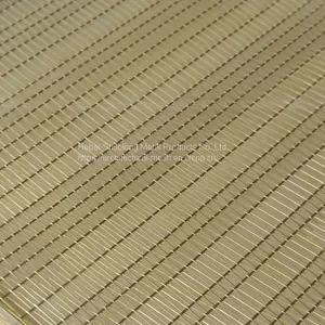 XY-R-01 GOLD WIRE MESH FOR GLASS LAMINATED thumbnail-1