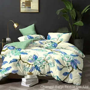 Custom Woven Fabric 100% Polyester Disperse Printing Hotel Bed Sheets for Home Textiles thumbnail-3