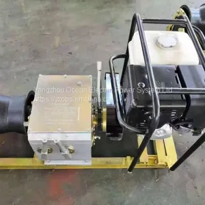 Gasoline Engine Powered Winch; Pulling Motored Winch; Cable Pulling Motored Engine Winch thumbnail-2