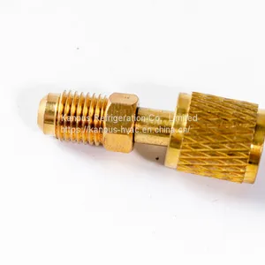R410 Refrigerant Brass Switch Connector With Brass Cap (brass Fitting) thumbnail-2