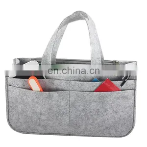 Multi Pockets Waterproof Christmas Drawstring Gift Bags Grow Baby Hanging Felt Diaper Caddy Storage Cloth Bag thumbnail-6