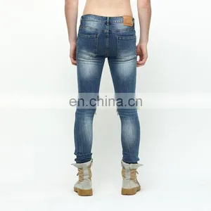 DiZNEW Factory Direct Wholesales Graphic Printing Straight Pants Jeans Man thumbnail-5