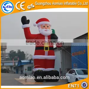 Air-blown Inflatable Santa Grotto, Inflatable Christmas Santa Claus With Gifts thumbnail-2