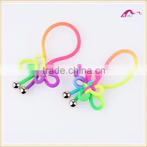Wholesale Chinese Knot Elastic Hair Ponytail Holder For Girls Accessories thumbnail-3