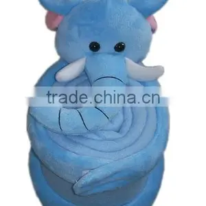 Animal Shaped Baby Plush Blanket thumbnail-1