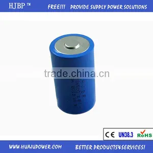 China Factory Wholesale HJBP CE|ROHS|UN38.3 LiSOCl2 3.6V ER26500 9000MAH Lithium Battery for Thermal Flowmeter thumbnail-3