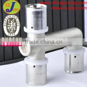 PEX AL PEX Pipe Fittings/ Press Fittings H Type Tee thumbnail-1
