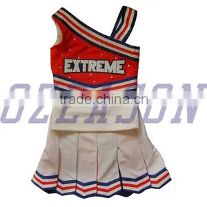 High Quality Spandex Youth Hot Sexy Girls Cheerleading Uniforms thumbnail-5