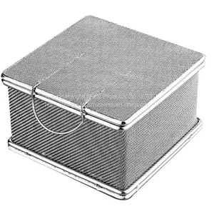 Fine-mesh Trays and Baskets Precision Stainless Steel Baskets Perforated Micro Instrument Baskets With Lids thumbnail-1
