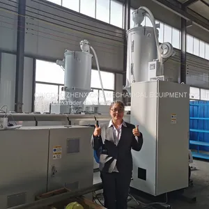 Plastic Double Wall Corrugated Water Gas HDPE PP Pipe Making Machinery Extruding Extrusion Machine thumbnail-1