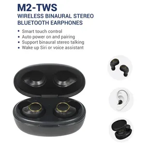Trending Products 2020 Touch Control M2 Mini Size TWS Headset Wireless Mini in Ear BT Best Earphones thumbnail-4