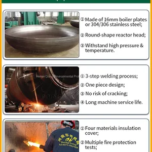 Make Fuel Oil From Waste Rubber Tire/PP PE PS ABS HDPE Plastic/oil Sludge Pyrolysis Plant Reactor thumbnail-3
