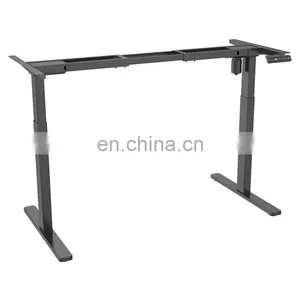 Best Ergonomic Electric Dual Motor Office Sit And Stand Electric Height Adjustable Desk thumbnail-5