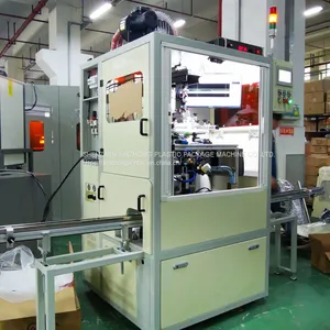 Automatic Round 1 Color Custom Very Precise CCD Screen Printer for Plastic Bottle Cap Glass Cosmetic Jar Led Silk Screen Printing Machine thumbnail-1