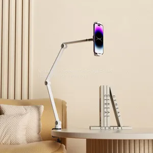 Universal Fashion Desktop Clip Mount Кронштейн планшета Телефонная стойка Tablet Stand Phone Holder Bracket for Home Office thumbnail-2