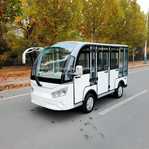 Made in China, High-quality Electric Sightseeing Car, 8-seater Enclosed Golf Cart thumbnail-4