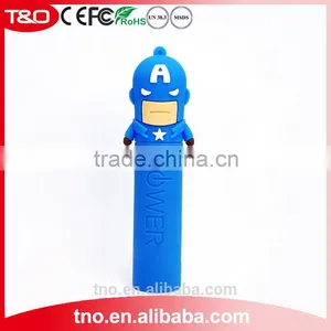 2600mAh PVC Power Bank Cartoon Avenger Power Bank for Mobile Phone Quality Choice thumbnail-3