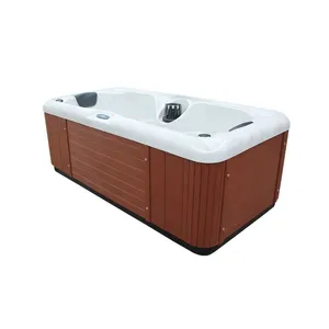 OEM Factory Price Hydro Massage Therapy 2 Person Whirlpool Bathtub Sanatorium Spa Tub thumbnail-1
