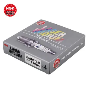 Wholesale Original Genuine NGK Spark Plug Single Iridium Gold LKAR7CI-8 91654 Car Engine Spark Plug for HONDA thumbnail-5