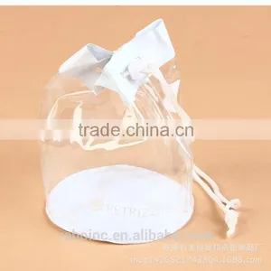 Eco-friendly Sewing Drawstring Clear PVC Gift Bag thumbnail-4