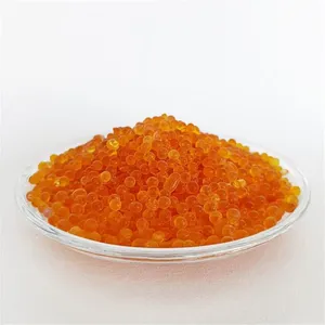Orange Silica Gel 3-5mm Desiccant Beads Color-Changing Indicator Orange to Green thumbnail-1