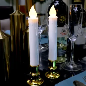 Professional Factory Supply Led Flameless Battery Long Household Electric Light Taper Candles thumbnail-2