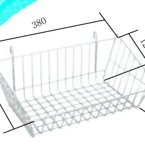Metal Wire Mesh Bread Cage Supermarket Slant Mouth Cage Promotion Cage Storage Cage thumbnail-4