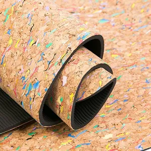 Silk Screen/Laser /Hot Transfer Natural Cork Yoga Mat Cork Yoga Mat thumbnail-5