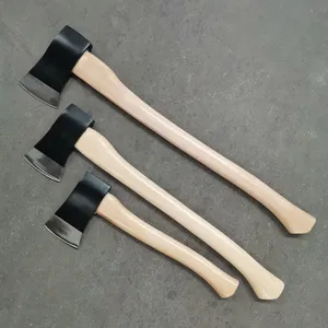 3.5LB FELLING AXE WITH 80CM WOODEN HANDLE thumbnail-4