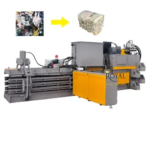 High Efficiency Silent Paper Baler - Energy Saving, Low Noise, Reduce Operational Cost, Customizable thumbnail-1