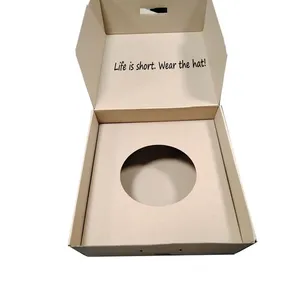 Deluxe Custom Logo Hat Box With Handle Designed for Premium Boutique Collections thumbnail-3