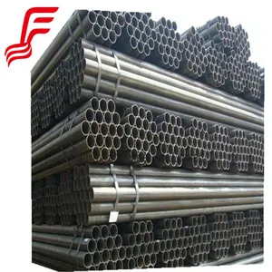 Q235 Q345 ERW Welded Steel Pipe Straight Seam Steel Pipe 6'' 8'' 10'' Black Steel Pipe thumbnail-1