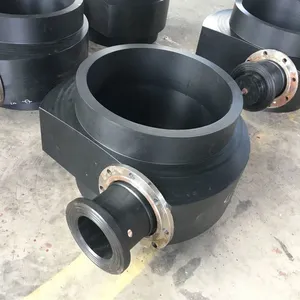 PE Pipe Fittings,PE Scour Tee,PE Reducer Tee,PE Concentric Tee/ High Quality HDPE Pipe Fittings/large Diameter Machined Reducers thumbnail-1