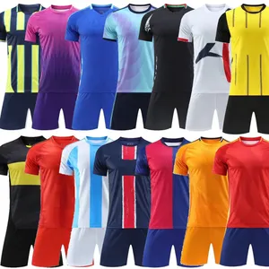 Wholesale Retro Soccer Jersey Club Team Uniform Training Vintage Football Shirt Sports Wear Men's Soccer Wear Custom Fan Player Kids Kits thumbnail-2