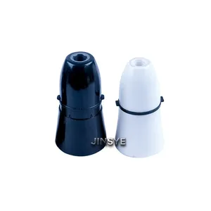 Black White Bakelite Lampholder B22 Baynot Lamp Holders thumbnail-1