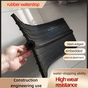 EB External Attached Perforated Rubber Waterstop Backside Waterproof For Tunnel Lining Deformation Joint thumbnail-4
