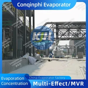 Double-effect Evaporation Equipment 304 Stainless Steel, PLC Control, 500L/h Capacity thumbnail-3