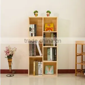 Customize 100% Solid Wood Luggage Carrier/pine Wood Display Book Shelf thumbnail-3