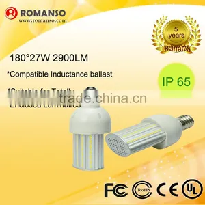 Led Street Light 27w CRI 80 E27 E40 180 Degrees LED Corn Light Lamp Garden Lighting thumbnail-4