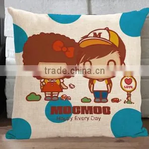 A Wedding Gift Wedding Cotton and Linen Pillow Pillows on the Sofa Cushion for Leaning on Wholesale thumbnail-4