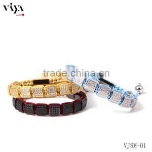 Viya Hot Sale Square Beads Bracelet Chinese Knot Handmade Bracelet Fashion Design Bracelet For Wholesales thumbnail-5
