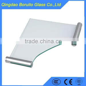 6mm Pentagonal Bathroom Corner Shelf Glass thumbnail-4
