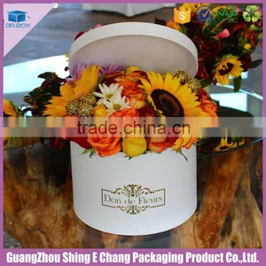 Valentine's Day Rose Decorate Paper Printed Luxury Custom Fresh Flower Boxes/rose Hat Box thumbnail-2